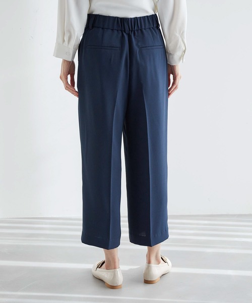 ROPE' PICNIC（ロペピクニック）の「【セットアップ対応】クロップド丈タックワイドパンツ（その他パンツ・レディース・ベージュ/ネイビー/ピンク系その他2・38/40）」の5枚目の写真