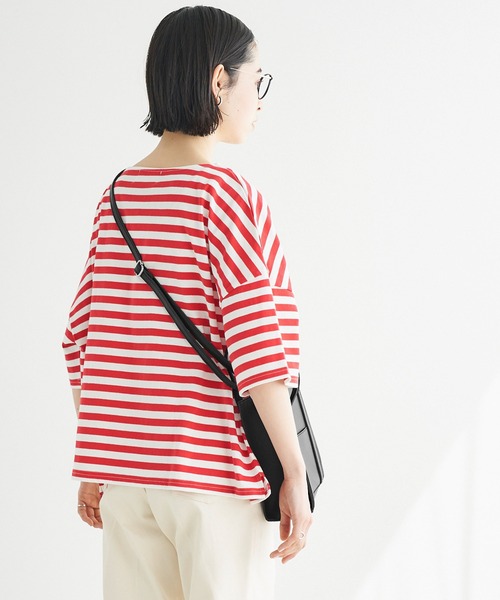 Chaco closet（チャコ クローゼット）の「2WAY外ポケット付きスクエアミニトートバッグ/ショルダーバッグ（トートバッグ・レディース・ブラック/ベージュ/ブラウン/オフホワイト/グリーン・FREE）」の11枚目の写真