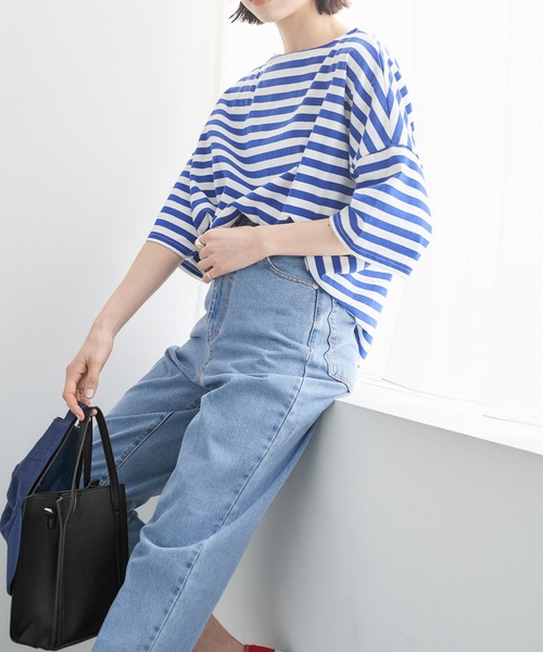 Chaco closet（チャコ クローゼット）の「2WAY外ポケット付きスクエアミニトートバッグ/ショルダーバッグ（トートバッグ・レディース・ブラック/ベージュ/ブラウン/オフホワイト/グリーン・FREE）」の13枚目の写真