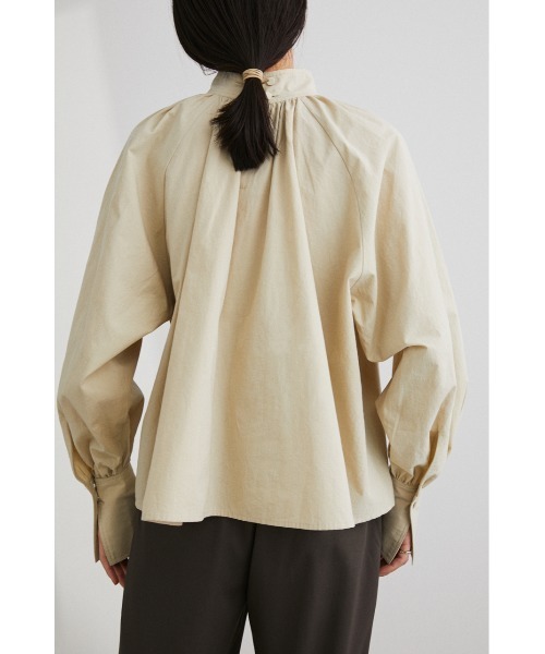 STYLEMIXER（スタイルミキサー）の「ハイネックギャザーブラウス（シャツ/ブラウス・レディース・ベージュ/ブラック/ホワイト/ピンク・FREE）」の19枚目の写真