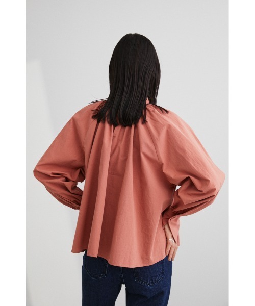 STYLEMIXER（スタイルミキサー）の「ハイネックギャザーブラウス（シャツ/ブラウス・レディース・ベージュ/ブラック/ホワイト/ピンク・FREE）」の20枚目の写真