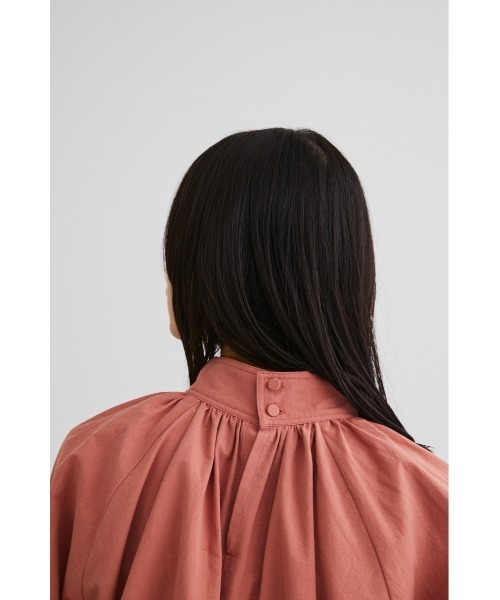 STYLEMIXER（スタイルミキサー）の「ハイネックギャザーブラウス（シャツ/ブラウス・レディース・ベージュ/ブラック/ホワイト/ピンク・FREE）」の12枚目の写真