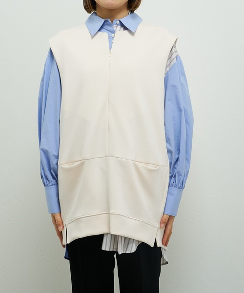 Lui's（ルイス）の「ライトダンボールベスト（ベスト・レディース・ブラック/ブルー/アイボリー・FREE）」の7枚目の写真