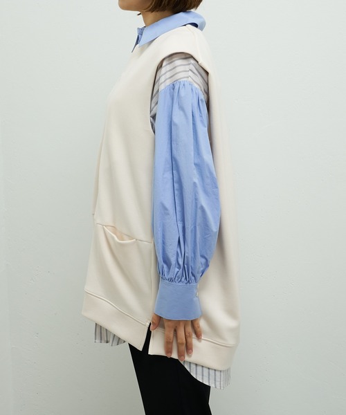 Lui's（ルイス）の「ライトダンボールベスト（ベスト・レディース・ブラック/ブルー/アイボリー・FREE）」の8枚目の写真