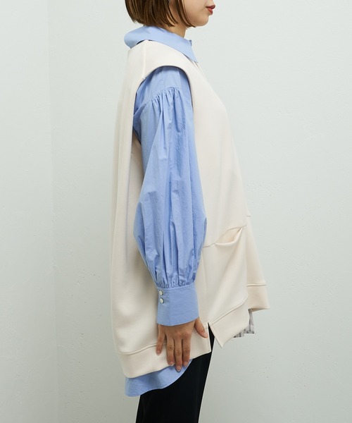 Lui's（ルイス）の「ライトダンボールベスト（ベスト・レディース・ブラック/ブルー/アイボリー・FREE）」の10枚目の写真