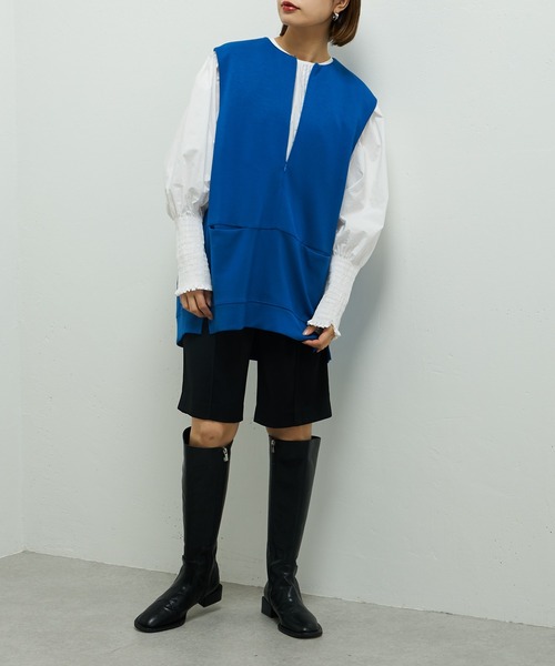 Lui's（ルイス）の「ライトダンボールベスト（ベスト・レディース・ブラック/ブルー/アイボリー・FREE）」の6枚目の写真