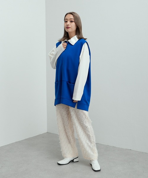 Lui's（ルイス）の「ライトダンボールベスト（ベスト・レディース・ブラック/ブルー/アイボリー・FREE）」の21枚目の写真