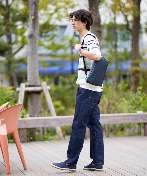 TAKEO KIKUCHI（タケオキクチ）の「【撥水】ライトウェイト ボディバッグ（ボディバッグ/ウエストポーチ・メンズ・ライトブルー/ブラック/ネイビー/ダークネイビー/ブラック系4/ブラック系・00）」の20枚目の写真