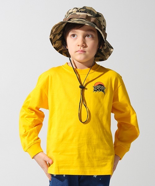 XLARGE KIDS（エクストララージキッズ）の「星ロゴ長袖Tシャツ（Tシャツ/カットソー・キッズ・ホワイト/イエロー/ブラック・80ｃｍ/90cm/100cm/120cm/130cm/110cm/140cm）」の22枚目の写真