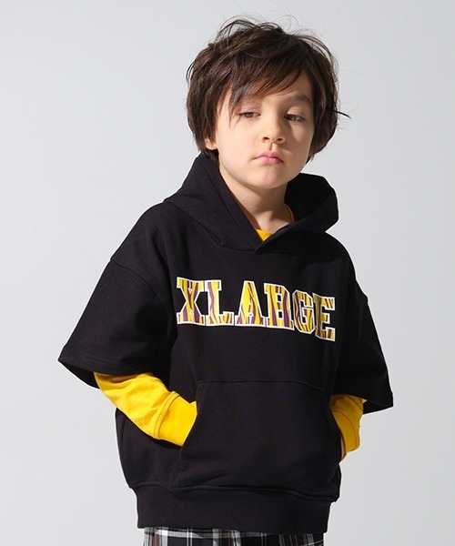XLARGE KIDS（エクストララージキッズ）の「星ロゴ長袖Tシャツ（Tシャツ/カットソー・キッズ・ホワイト/イエロー/ブラック・80ｃｍ/90cm/100cm/120cm/130cm/110cm/140cm）」の21枚目の写真
