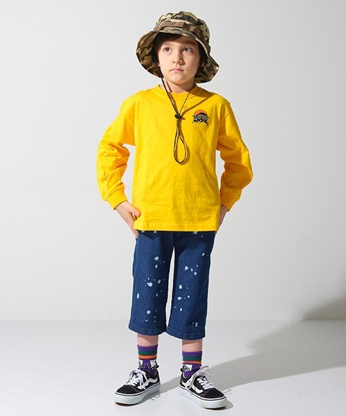 XLARGE KIDS（エクストララージキッズ）の「星ロゴ長袖Tシャツ（Tシャツ/カットソー・キッズ・ホワイト/イエロー/ブラック・80ｃｍ/90cm/100cm/120cm/130cm/110cm/140cm）」の20枚目の写真