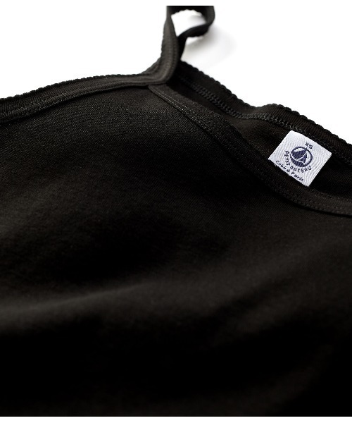 PETIT BATEAU(プチバトー)の「キャミソール(キャミソール・レディース・ブラック・SMALL/X-SMALL/LARGE/XX-SMALL/MEDIUM)」の3枚目の写真