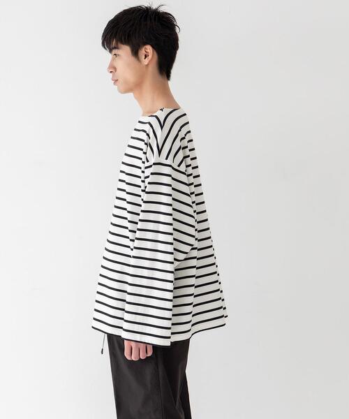 CITEN(シテン)の「<CITEN(シテン)>グランバトーT カットソー(Tシャツ/カットソー・メンズ・ホワイト/ブラック・FREE)」の18枚目の写真