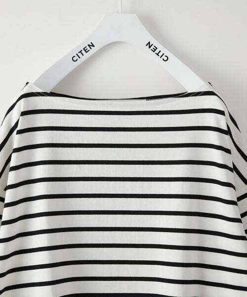 CITEN(シテン)の「<CITEN(シテン)>グランバトーT カットソー(Tシャツ/カットソー・メンズ・ホワイト/ブラック・FREE)」の21枚目の写真