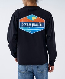 Ocean Pacific（オーシャンパシフィック）の「OP/オーピー 水陸両用 吸汗速乾 UVカット/バックプリントロンT/ロングスリーブTEE/ラッシュTシャツ 512469（ラッシュガード）」