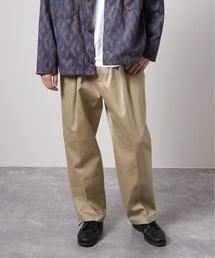 【FARAH/ファーラー】2タック ワイドテーパード チノパンツ