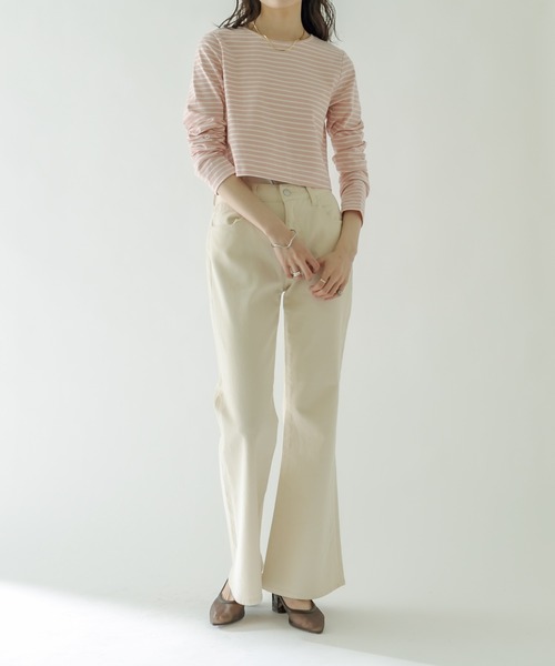 mystic(ミスティック)の「レイヤードデザインプルオーバー(Tシャツ/カットソー・レディース・ブルー/オフホワイト/ピンク/ブラック系その他/ブラック系その他2・FREE)」の19枚目の写真