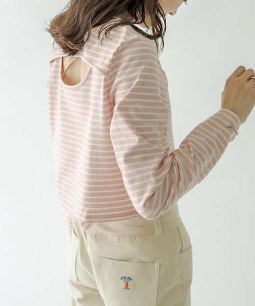 mystic(ミスティック)の「レイヤードデザインプルオーバー(Tシャツ/カットソー・レディース・ブルー/オフホワイト/ピンク/ブラック系その他/ブラック系その他2・FREE)」の14枚目の写真