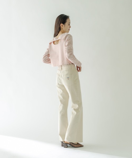 mystic(ミスティック)の「レイヤードデザインプルオーバー(Tシャツ/カットソー・レディース・ブルー/オフホワイト/ピンク/ブラック系その他/ブラック系その他2・FREE)」の20枚目の写真