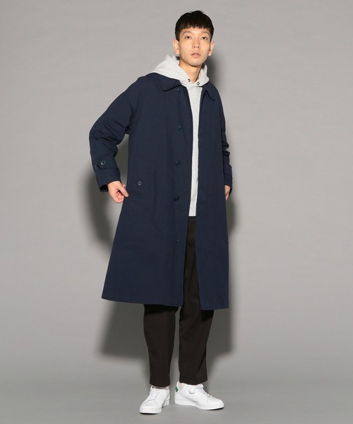 Alpha Industries（アルファインダストリーズ）の「＜自宅洗濯可能＞ステンカラーコート ビッグフィット オーバーサイズ（ステンカラーコート・メンズ・ブラック/ベージュ/ネイビー/オリーブ・MEDIUM/LARGE/X-LARGE）」の20枚目の写真