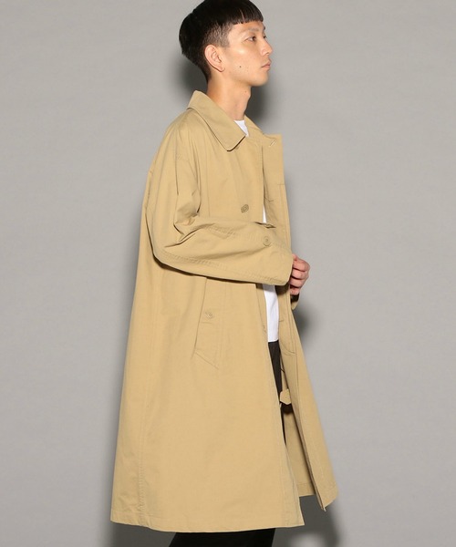 Alpha Industries（アルファインダストリーズ）の「＜自宅洗濯可能＞ステンカラーコート ビッグフィット オーバーサイズ（ステンカラーコート・メンズ・ブラック/ベージュ/ネイビー/オリーブ・MEDIUM/LARGE/X-LARGE）」の9枚目の写真