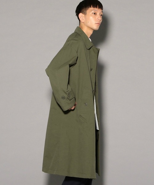 Alpha Industries（アルファインダストリーズ）の「＜自宅洗濯可能＞ステンカラーコート ビッグフィット オーバーサイズ（ステンカラーコート・メンズ・ブラック/ベージュ/ネイビー/オリーブ・MEDIUM/LARGE/X-LARGE）」の19枚目の写真