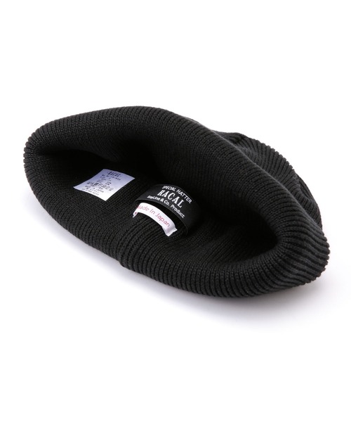 RACAL（ラカル）の「RACAL/Roll Knit Cap（ニットキャップ/ビーニー・メンズ・ブラック/ブルー/ライトブラウン/アイボリー・FREE）」の9枚目の写真
