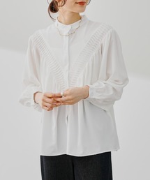 prose verse | Vラインスモッキングギャザーブラウス(シャツ/ブラウス)