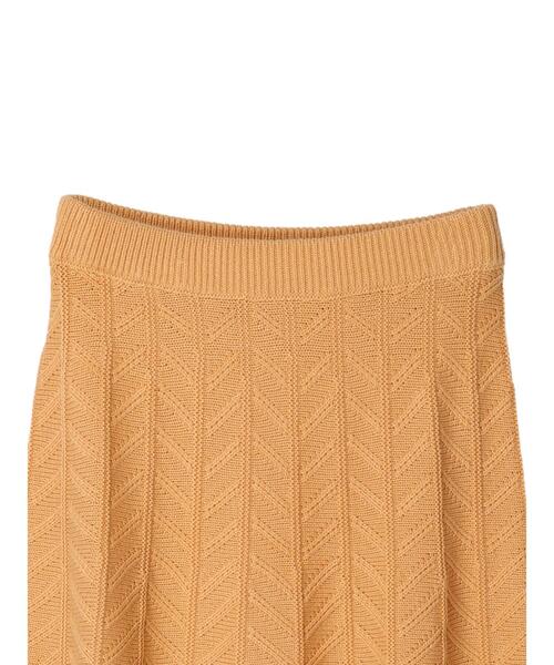 Furryrate（ファーリーレート）の「・furry rateヘリンボーンフリンジニットスカート＊（スカート・レディース・グリーン/オレンジ/アイボリー・FREE）」の18枚目の写真