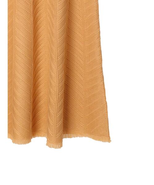 Furryrate（ファーリーレート）の「・furry rateヘリンボーンフリンジニットスカート＊（スカート・レディース・グリーン/オレンジ/アイボリー・FREE）」の20枚目の写真