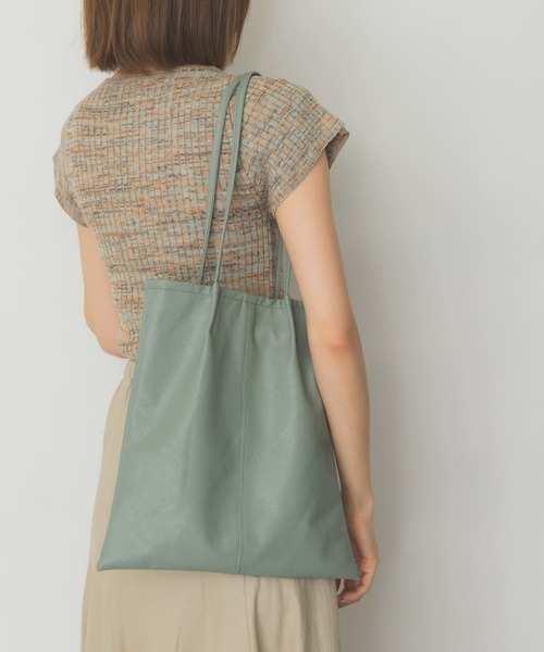 RODE SKO（ロデスコ）の「ウォッシャブルコンパクトトートバッグ（トートバッグ・レディース・ブラック/ホワイト/シルバー/ブラウン系その他/ダークブラウン/オリーブ・ONE）」の5枚目の写真