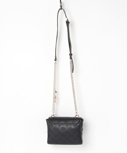 Guess（ゲス）の「CARLSON Mini Crossbody Flap（ショルダーバッグ・レディース・ブラック/ストーン・ONE SIZE）」の3枚目の写真
