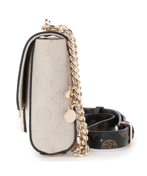 Guess（ゲス）の「CARLSON Mini Crossbody Flap（ショルダーバッグ・レディース・ブラック/ストーン・ONE SIZE）」の9枚目の写真