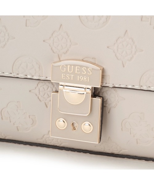 Guess（ゲス）の「CARLSON Mini Crossbody Flap（ショルダーバッグ・レディース・ブラック/ストーン・ONE SIZE）」の13枚目の写真