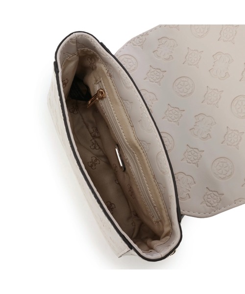 Guess（ゲス）の「CARLSON Mini Crossbody Flap（ショルダーバッグ・レディース・ブラック/ストーン・ONE SIZE）」の14枚目の写真