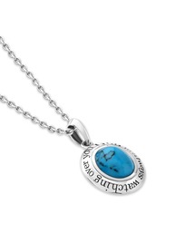 FREE STYLE（フリースタイル）の「FREE STYLE フリースタイル   アミュレットストーン シルバーペンダント（ネックレス）」