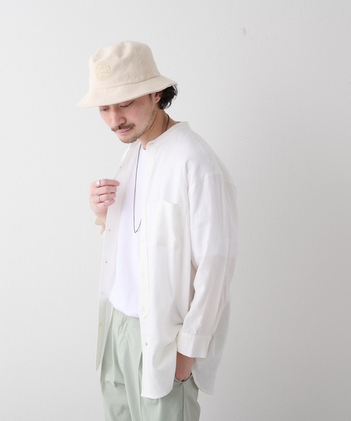 CIAOPANIC TYPY（チャオパニックティピー）の「▽【なにわ男子  道枝駿佑さん着用】OSOROウォッシャブルリネンシャツ（シャツ/ブラウス・メンズ・ホワイト/チャコールグレー/ブルー/ピンク/ネイビー/ベージュ/ライトグレー/イエロー/ダークブルー/オリーブ・S/M/L/XL）」の12枚目の写真