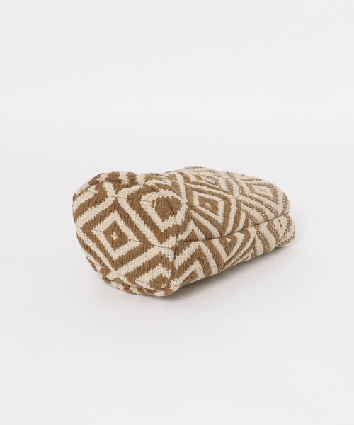 URBAN RESEARCH DOORS（アーバンリサーチドアーズ）の「『別注』beej×DOORS　ジオメトリックサコッシュ（ショルダーバッグ・レディース・ホワイト/ブラウン・ONE）」の7枚目の写真