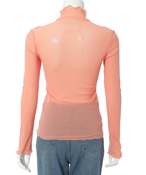 fifth（フィフス）の「ハイネックメロウシアートップス（シャツ/ブラウス・レディース・ホワイト/オレンジ・M）」の13枚目の写真