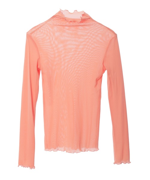 fifth（フィフス）の「ハイネックメロウシアートップス（シャツ/ブラウス・レディース・ホワイト/オレンジ・M）」の19枚目の写真