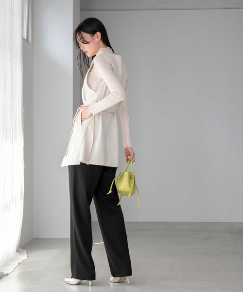 fifth（フィフス）の「ハイネックメロウシアートップス（シャツ/ブラウス・レディース・ホワイト/オレンジ・M）」の11枚目の写真