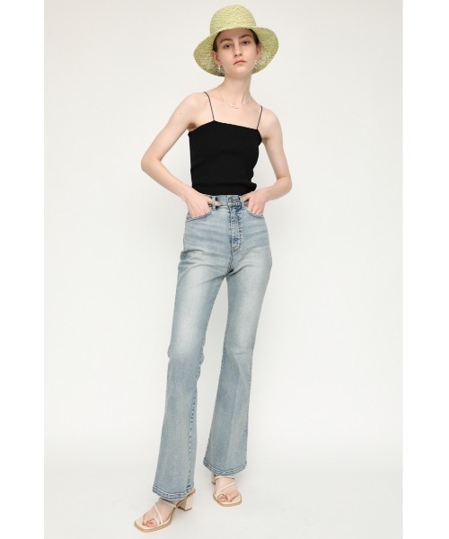 SLY（スライ）の「THIN STRAP KNIT CAMI ニット キャミソール