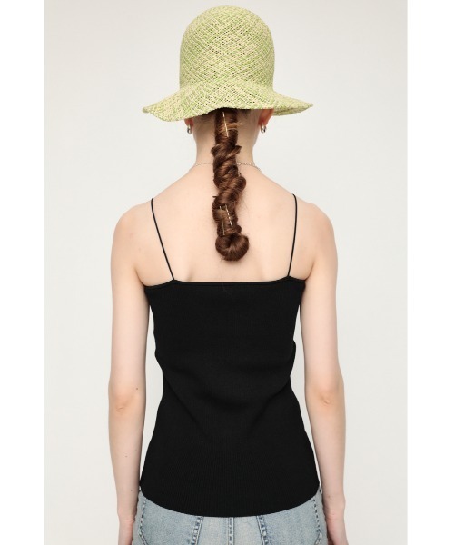 SLY(スライ)の「THIN STRAP KNIT CAMI ニット キャミソール(キャミソール・レディース・ブラック/ブラウン/レッド/アイボリー/グリーン系その他2・FREE)」の10枚目の写真