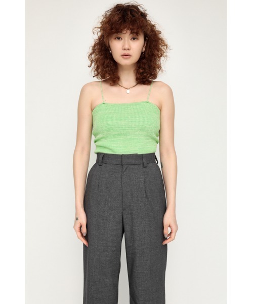 SLY（スライ）の「THIN STRAP KNIT CAMI ニット キャミソール