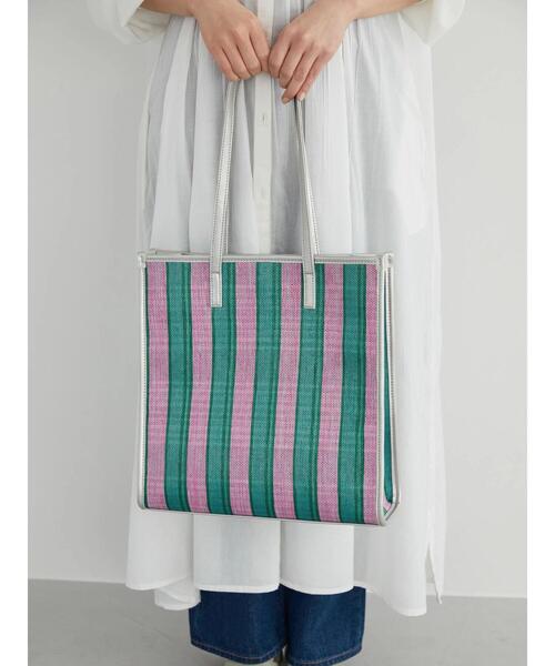 AMERICAN HOLIC(アメリカンホリック)の「カラフル雑材スクエアトートバッグA(トートバッグ・レディース・ピンク/ブルー/キャメル・FREE)」の15枚目の写真