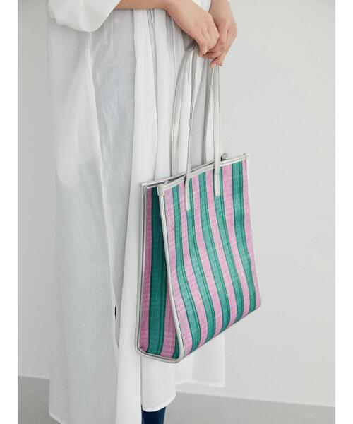 AMERICAN HOLIC(アメリカンホリック)の「カラフル雑材スクエアトートバッグA(トートバッグ・レディース・ピンク/ブルー/キャメル・FREE)」の16枚目の写真