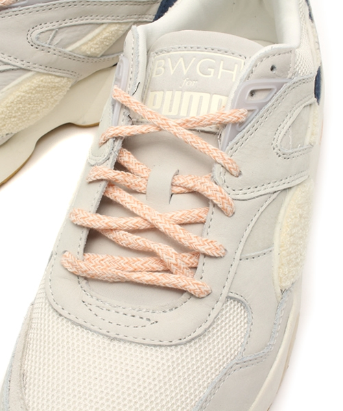 BWGH for PUMA（ブルックリン ウィー ゴー ハード フォー プーマ）の「R698 X BWGH (UNISEX)（スニーカー・メンズ・ネイビー/ホワイト・11/10/4/5/7/8/6/9/3）」の8枚目の写真