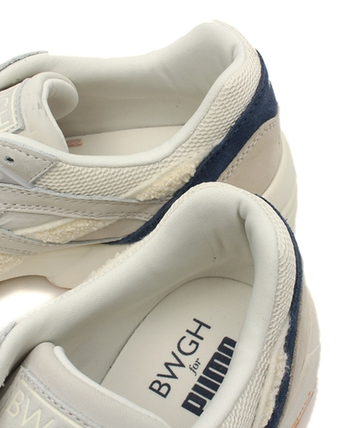 BWGH for PUMA（ブルックリン ウィー ゴー ハード フォー プーマ）の「R698 X BWGH (UNISEX)（スニーカー・メンズ・ネイビー/ホワイト・11/10/4/5/7/8/6/9/3）」の10枚目の写真