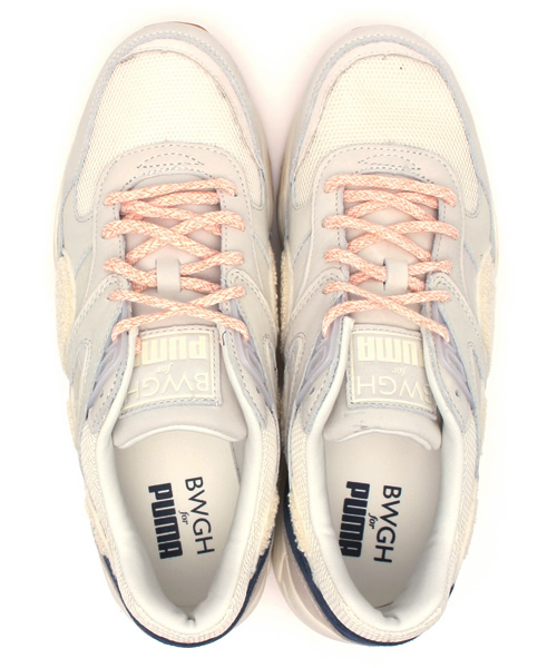 BWGH for PUMA（ブルックリン ウィー ゴー ハード フォー プーマ）の「R698 X BWGH (UNISEX)（スニーカー・メンズ・ネイビー/ホワイト・11/10/4/5/7/8/6/9/3）」の12枚目の写真