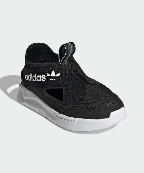 adidas（アディダス）の「360 サンダル [360 Sandals] アディダスオリジナルス (キッズ/子供用)（サンダル・キッズ・ブラック×ホワイト・17.0cm/18.0cm/19.0cm/20.0cm/21.0cm）」の5枚目の写真